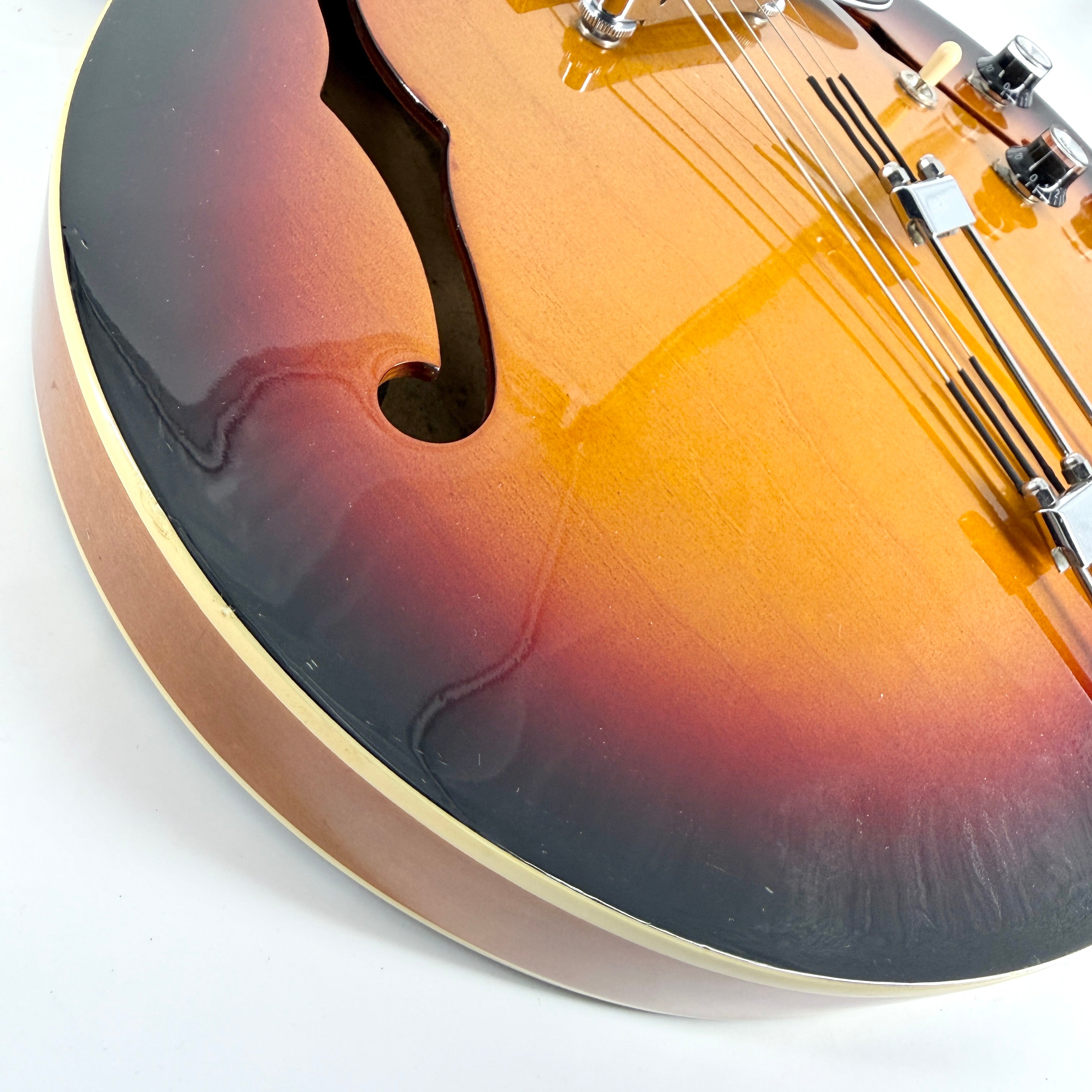 1996 Epiphone Riviera (Peerless Korea) - Vintage Sunburst – Jordan
