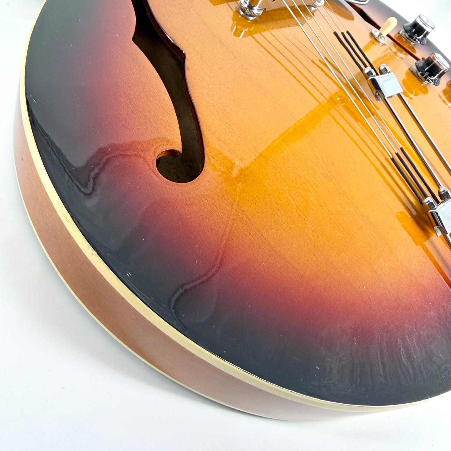 1996 Epiphone Riviera (Peerless Korea) - Vintage Sunburst