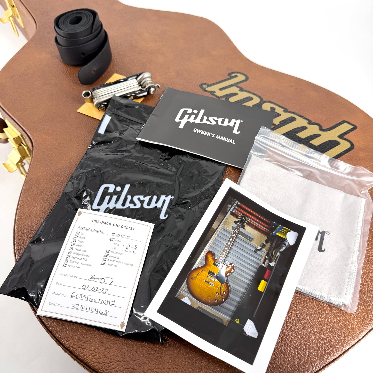 2022 Gibson ES-335 Figured – Iced Tea