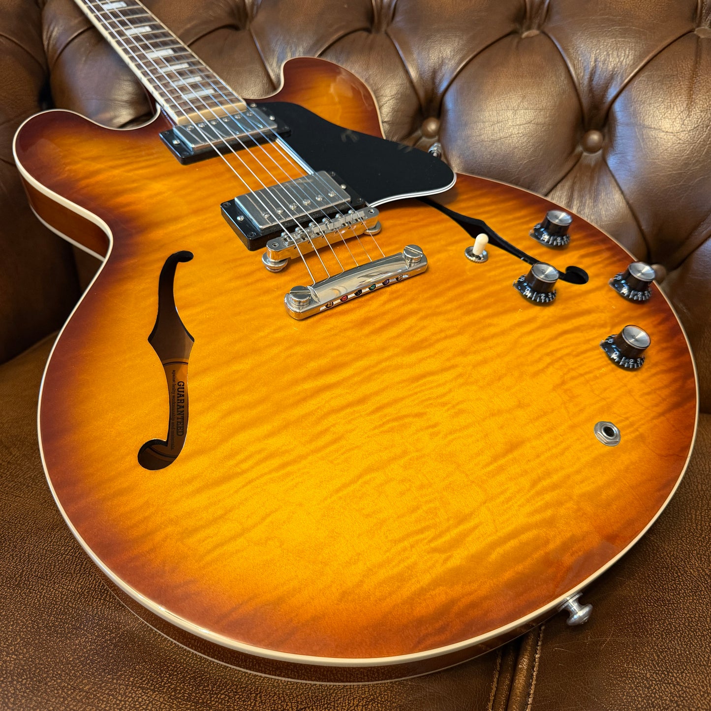2022 Gibson ES-335 Figured – Iced Tea