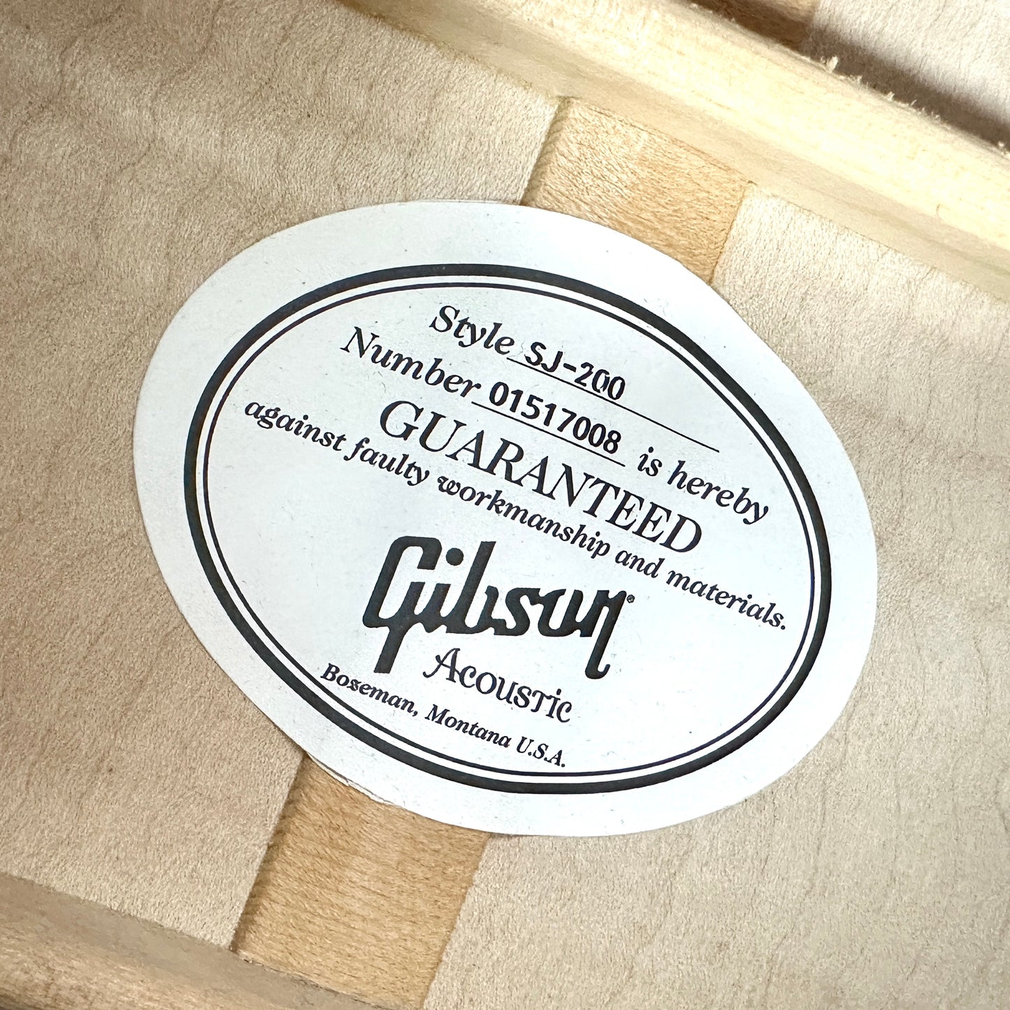 2007 Gibson SJ-200 - Natural