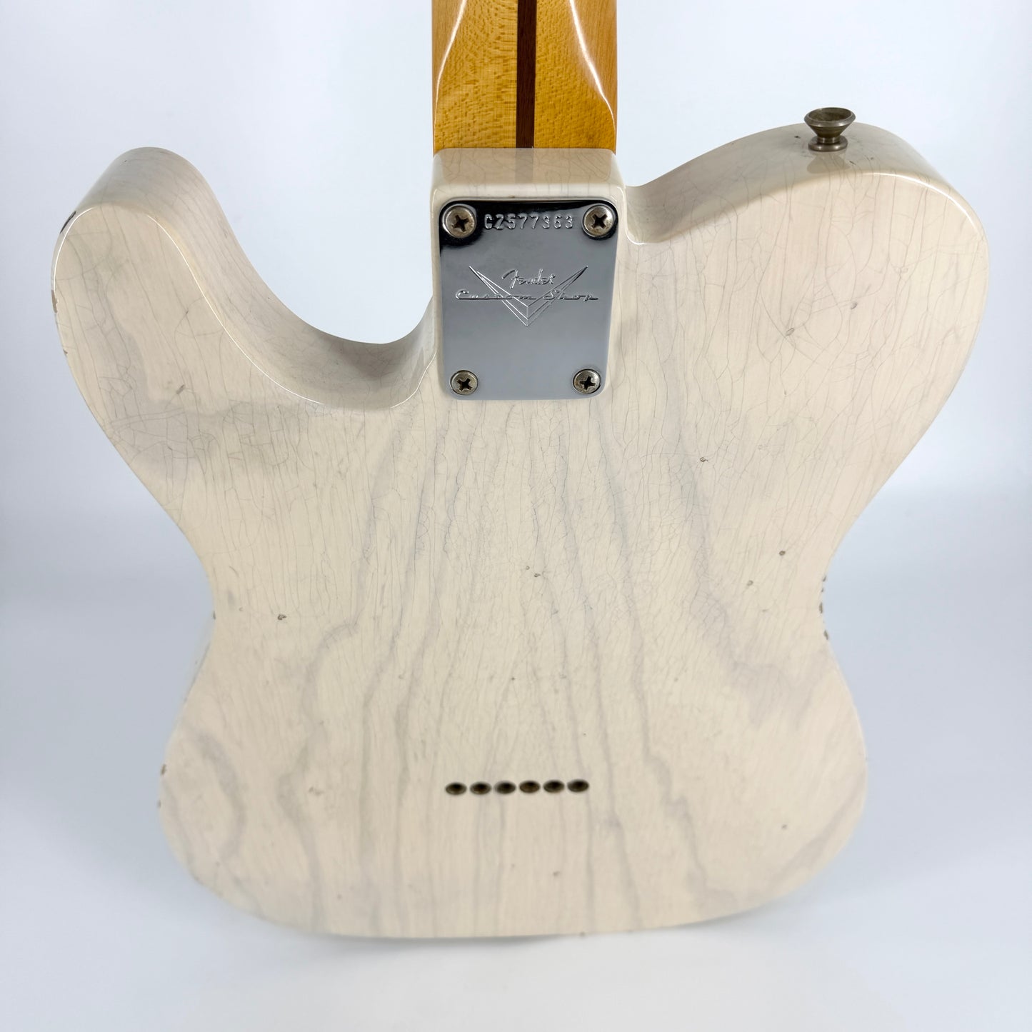 2024 Fender Custom Shop ’57 Telecaster Journeyman Relic – Aged White Blonde