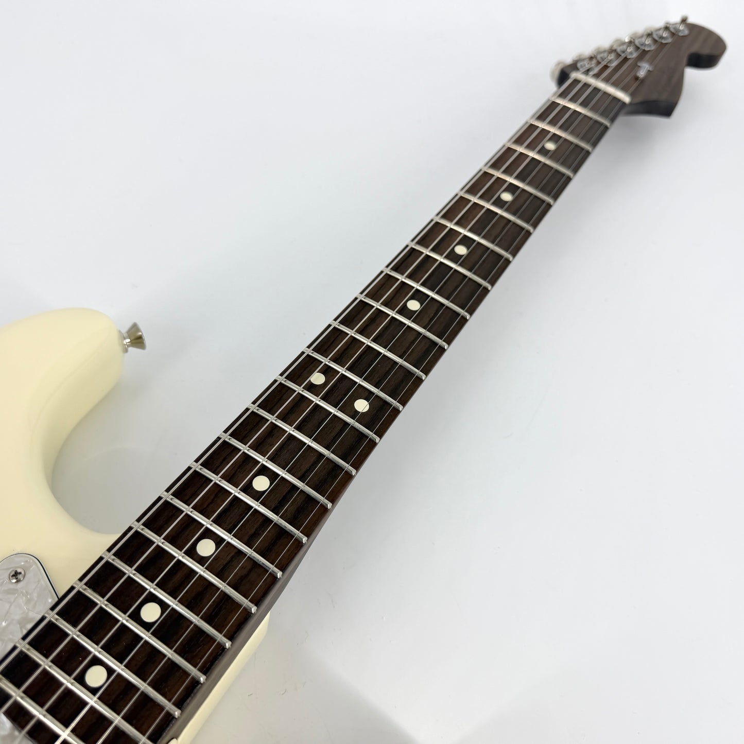 2023 Fender American Mod Shop Stratocaster Solid Rosewood Neck – Olympic White