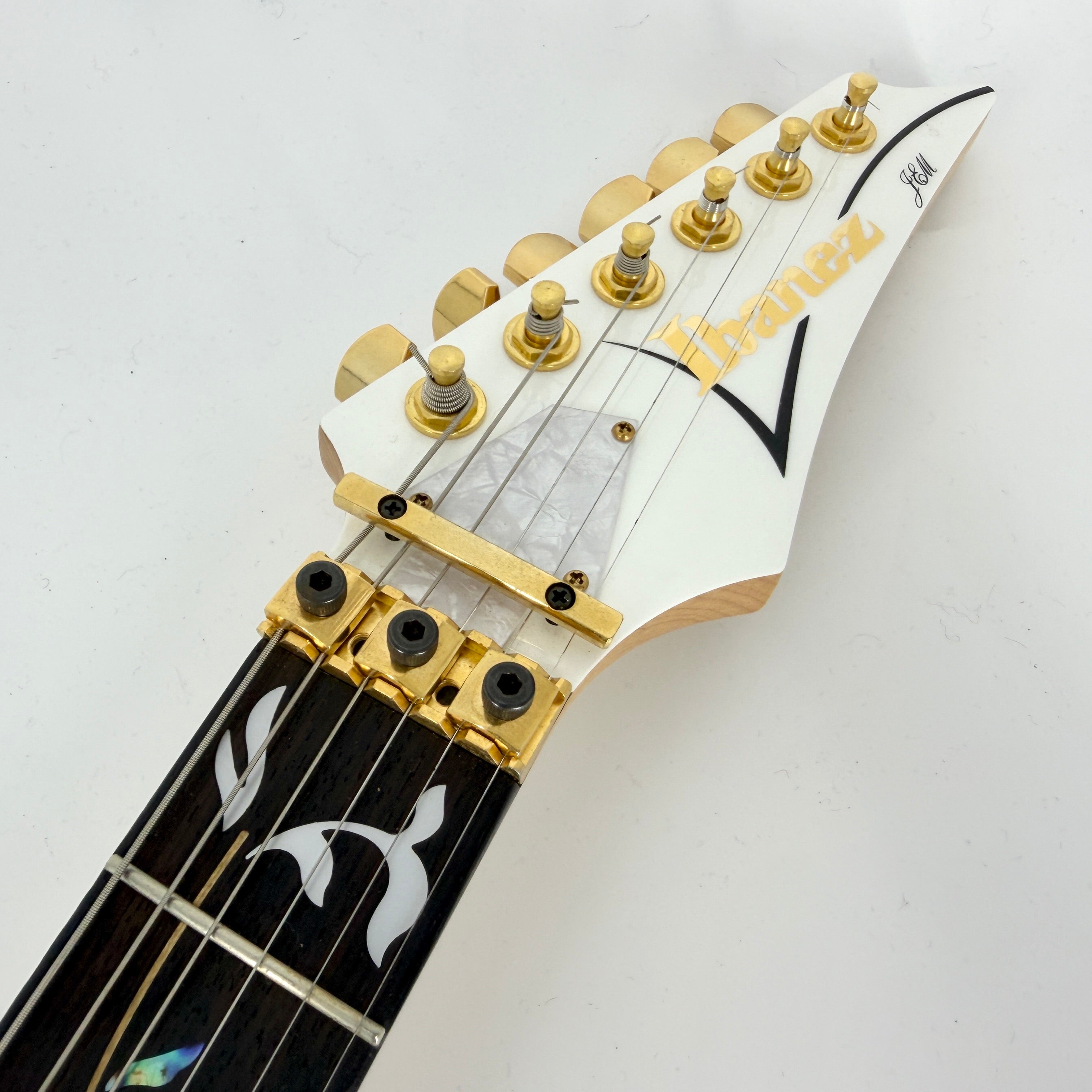 2004 Ibanez JEM7V Steve Vai Signature - White – Jordan Guitars
