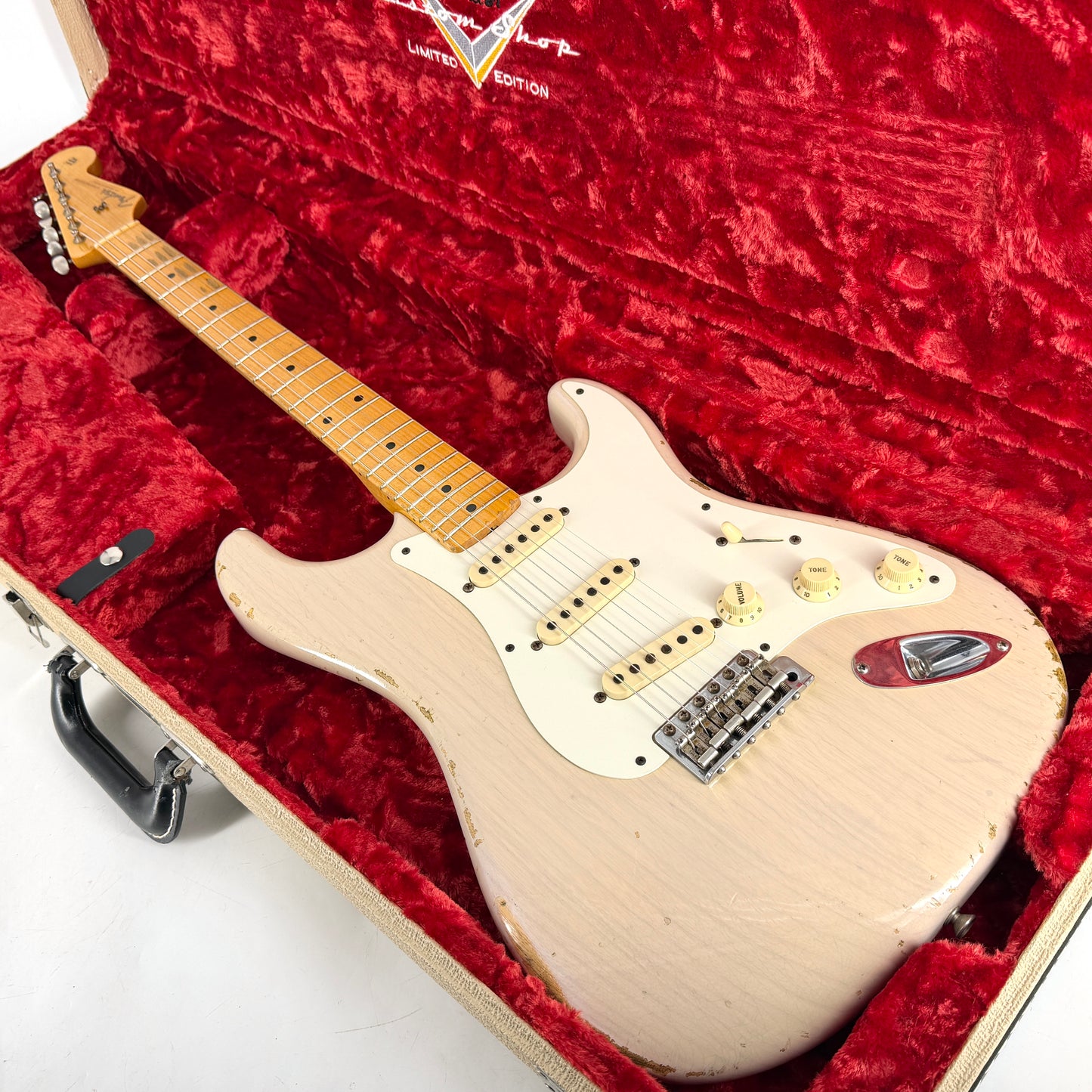 2015 Fender Custom Shop Limited Edition ‘55 Stratocaster Relic – Dirty White Blonde