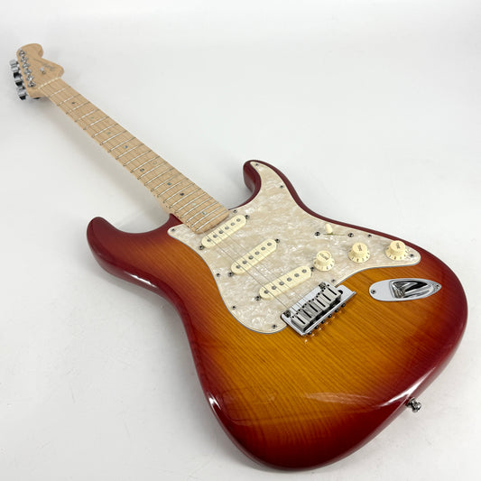 2009 Fender American Deluxe Ash Stratocaster – Aged Cherry Burst