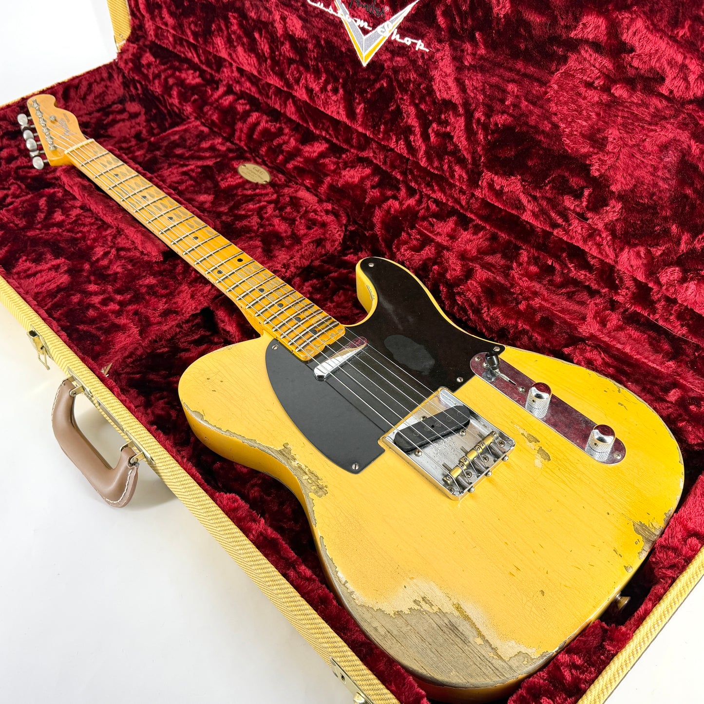 2019 Fender Custom Shop ’52 Heavy Relic Telecaster – Butterscotch Blonde