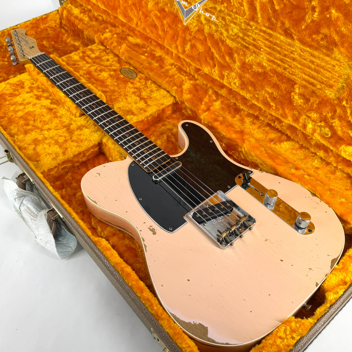 2018 Fender Custom Shop NAMM Ltd Custom Telecaster Relic – Faded Aged Shell Pink
