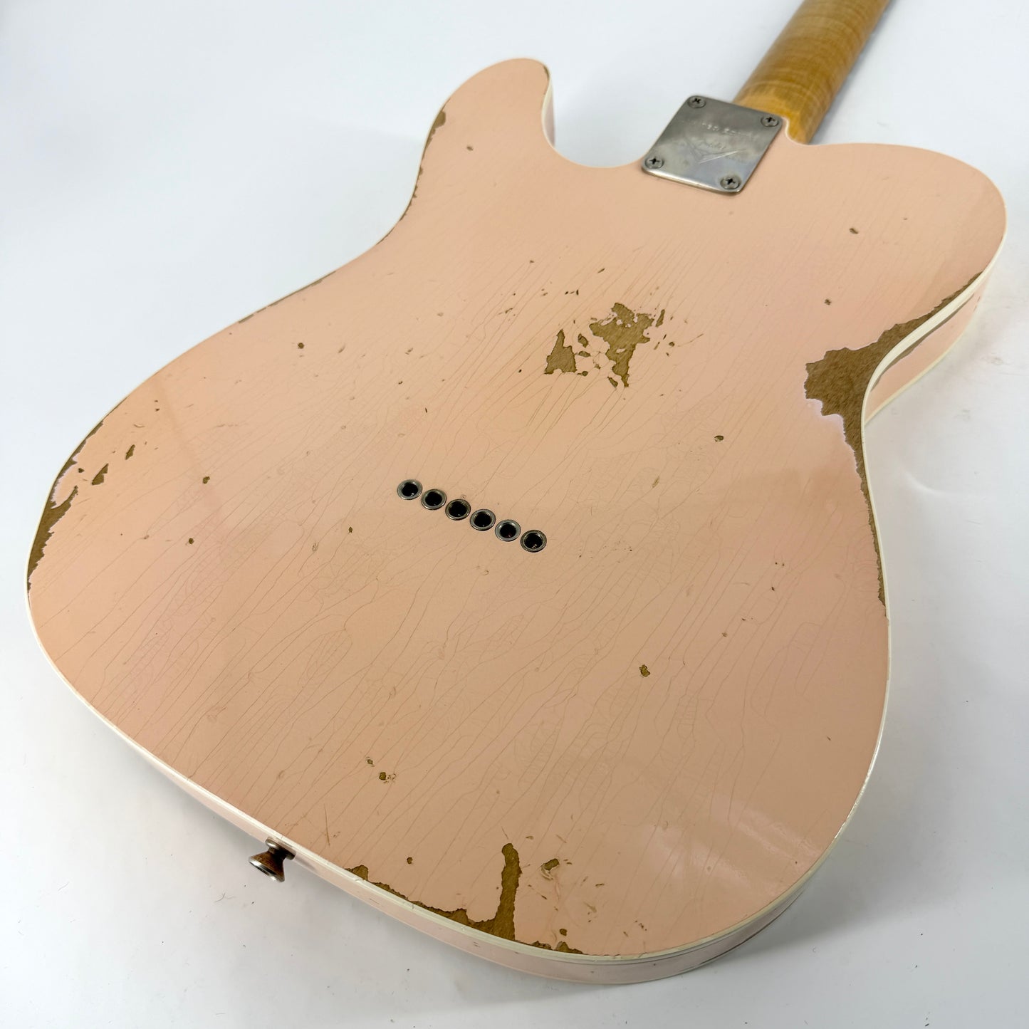 2018 Fender Custom Shop NAMM Ltd Custom Telecaster Relic – Faded Aged Shell Pink