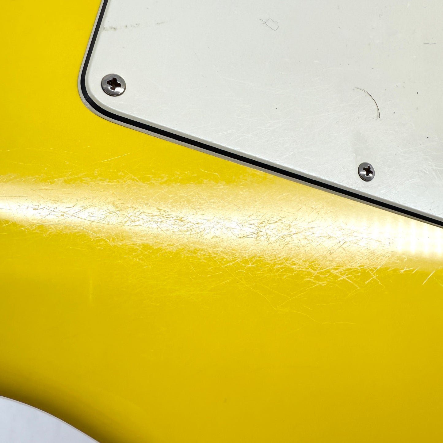 1987 Fender Strat Plus American Stratocaster - Graffiti Yellow