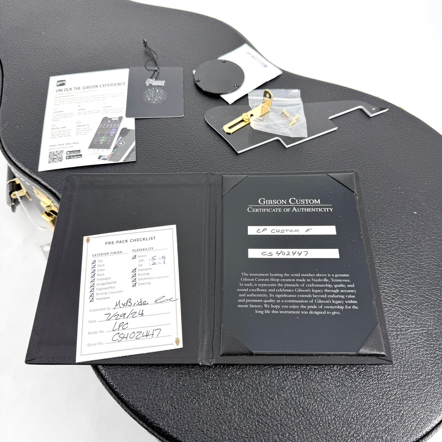 2024 Gibson Custom Shop M2M Les Paul Custom Figured – Purple Widow