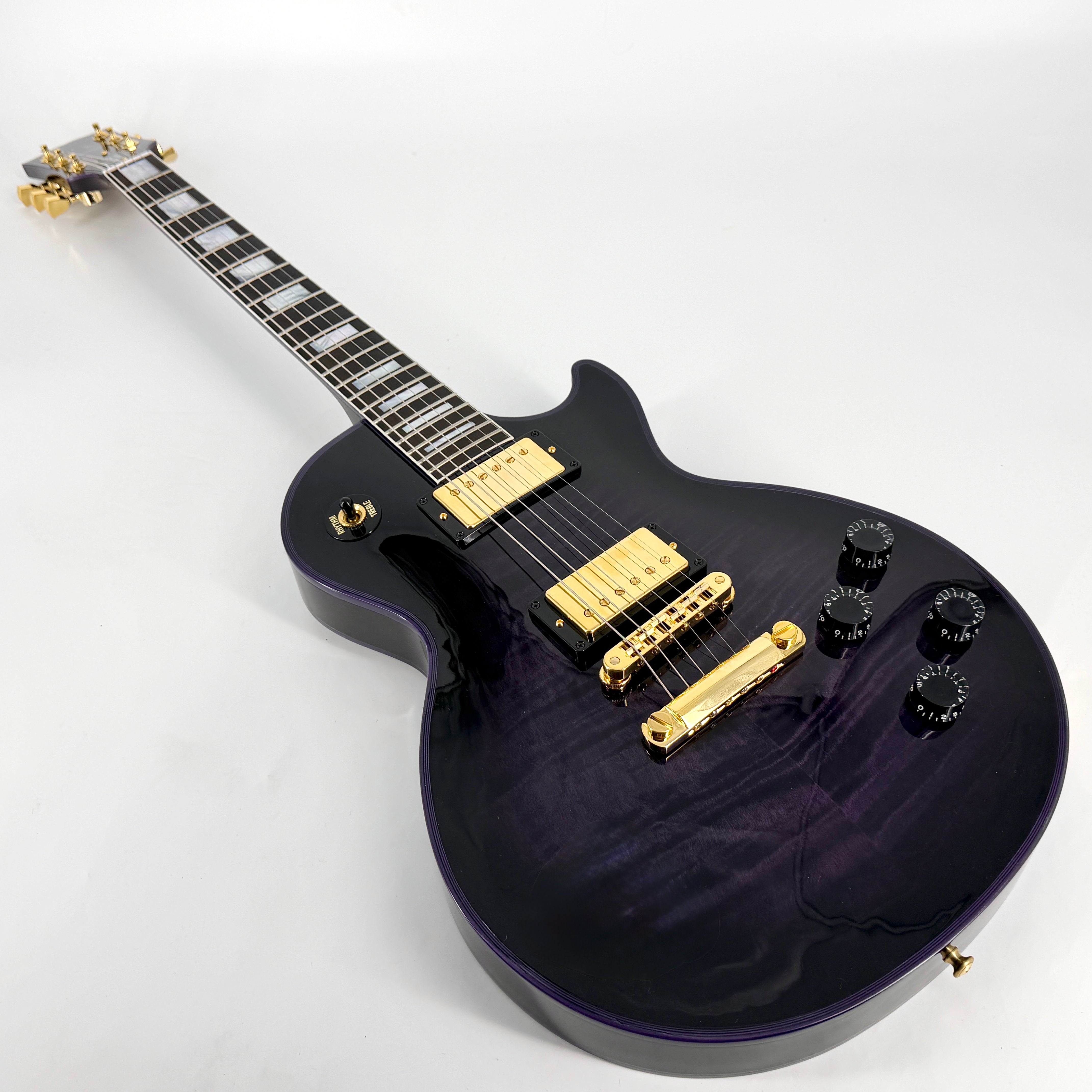 2024 Gibson Custom Shop M2M Les Paul Custom Figured – Purple Widow