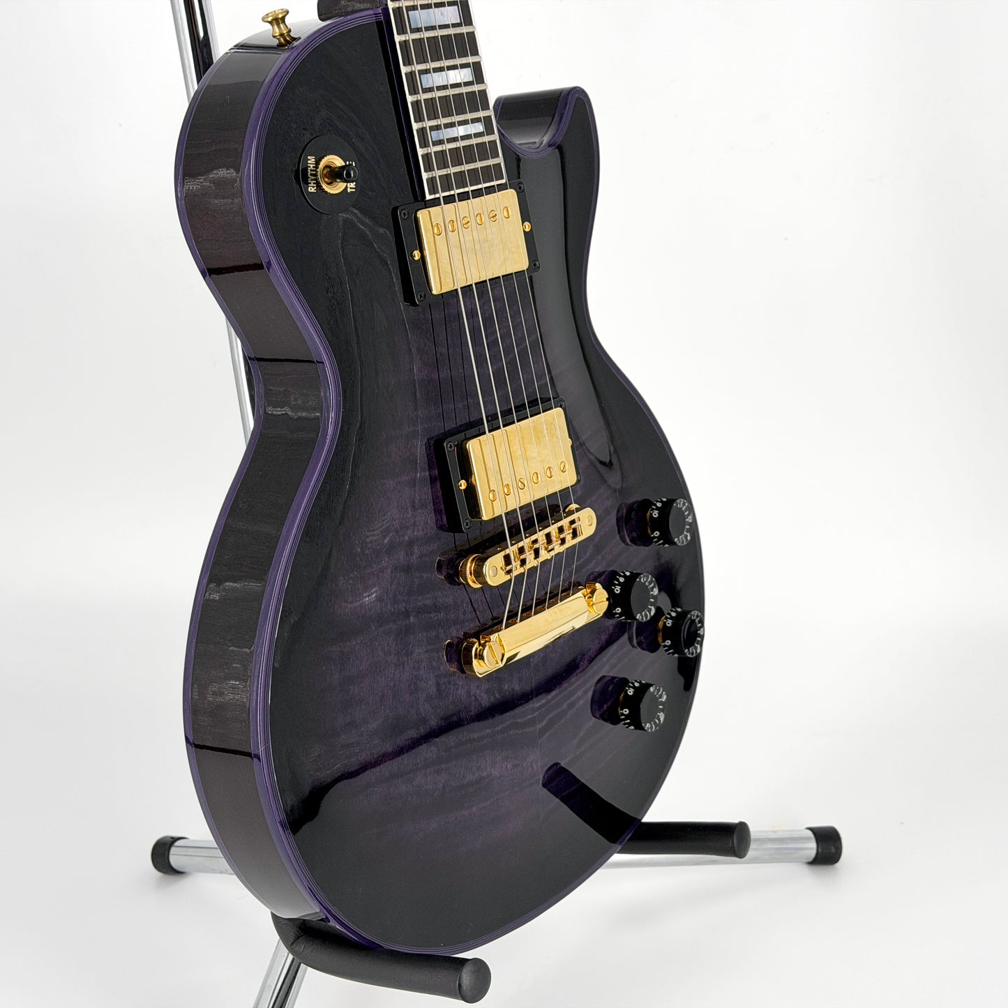 2024 Gibson Custom Shop M2M Les Paul Custom Figured – Purple Widow