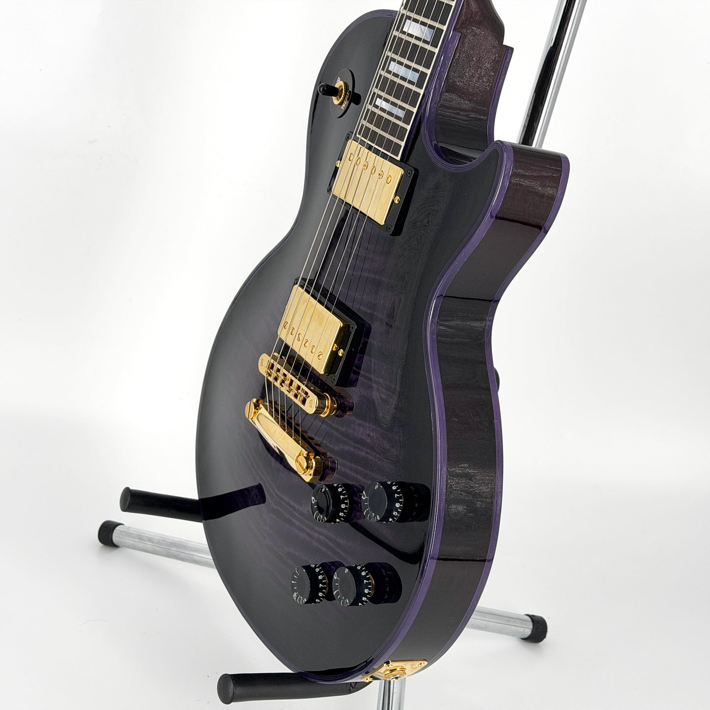 2024 Gibson Custom Shop M2M Les Paul Custom Figured – Purple Widow