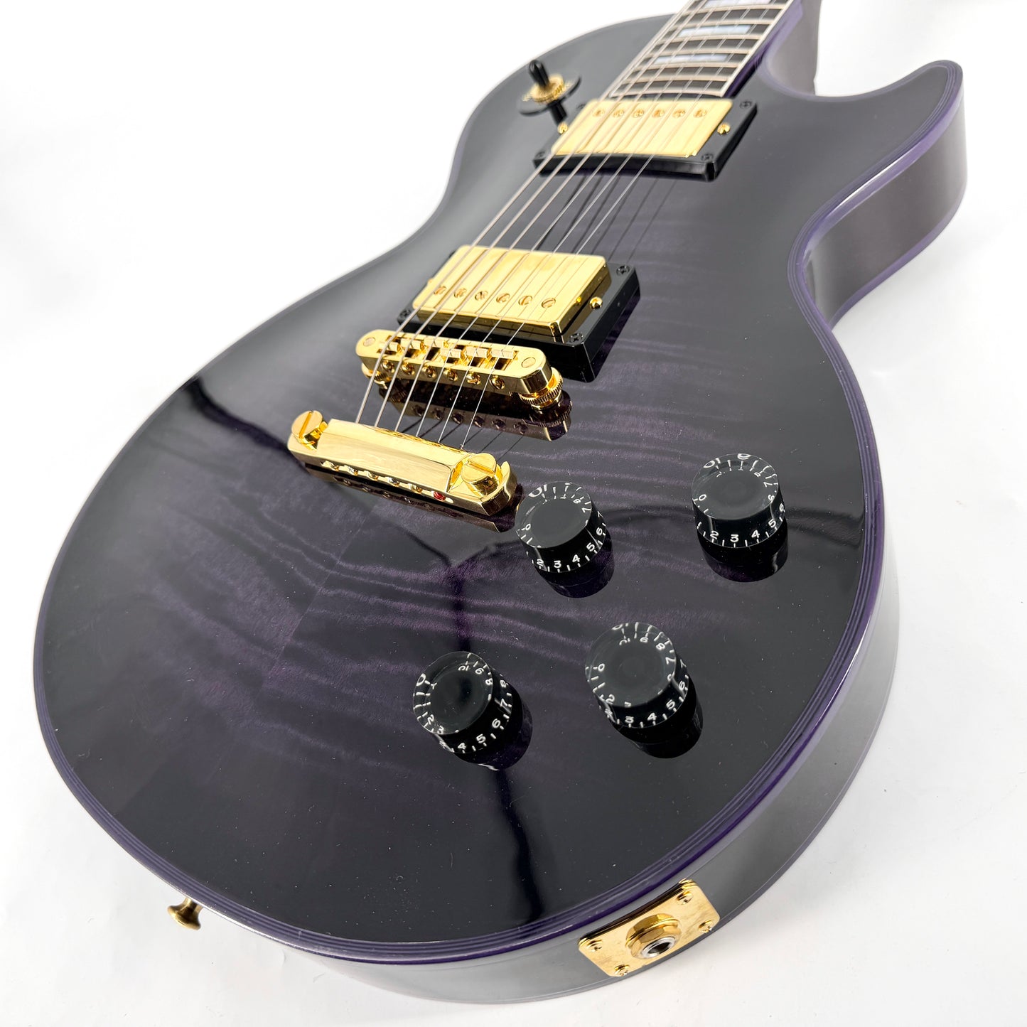 2024 Gibson Custom Shop M2M Les Paul Custom Figured – Purple Widow