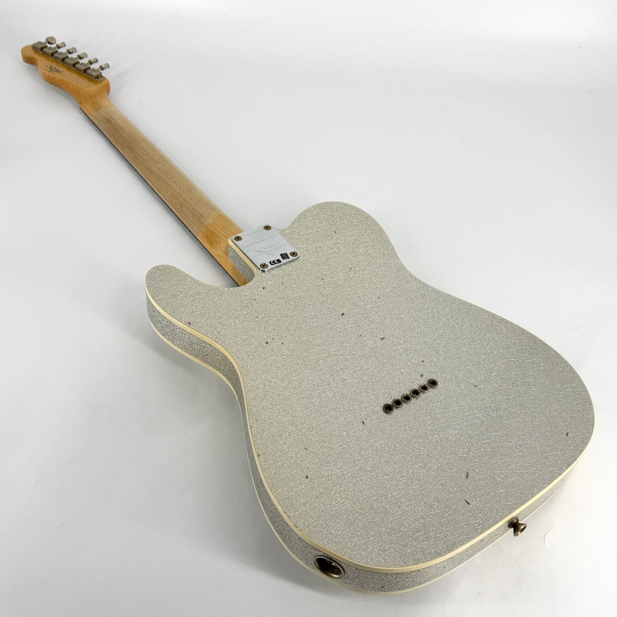 2024 Fender Custom Shop Limited 1960 Telecaster Custom Thinline Journeyman Relic - Aged Silver Sparkle