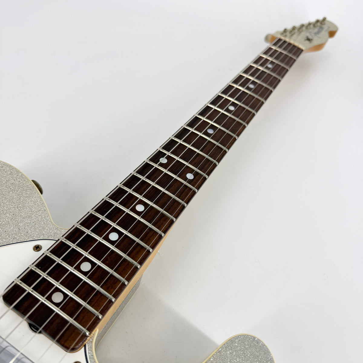 2024 Fender Custom Shop Limited 1960 Telecaster Custom Thinline Journeyman Relic - Aged Silver Sparkle