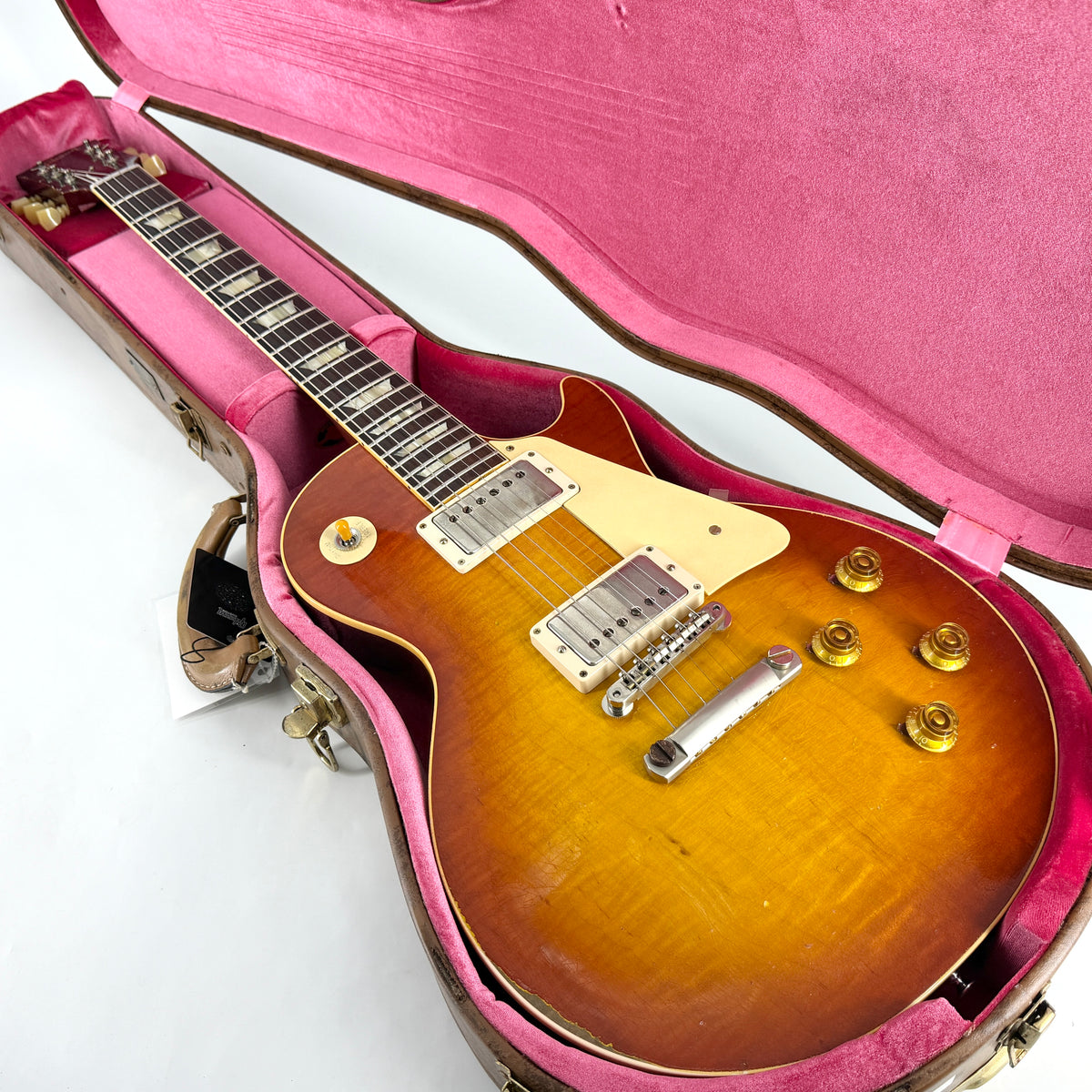 2022 Gibson Custom Shop Murphy Lab 1960 Les Paul Heavy Aged - Slow Iced Tea Fade