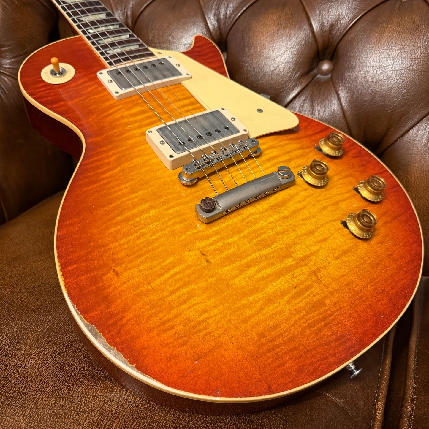 2022 Gibson Custom Shop Murphy Lab 1960 Les Paul Heavy Aged - Slow Iced Tea Fade