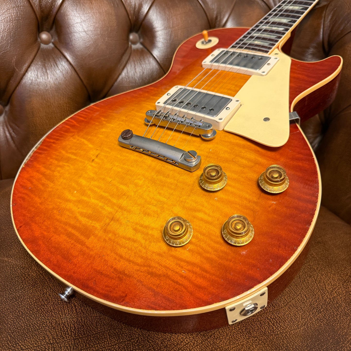 2022 Gibson Custom Shop Murphy Lab 1960 Les Paul Heavy Aged - Slow Iced Tea Fade