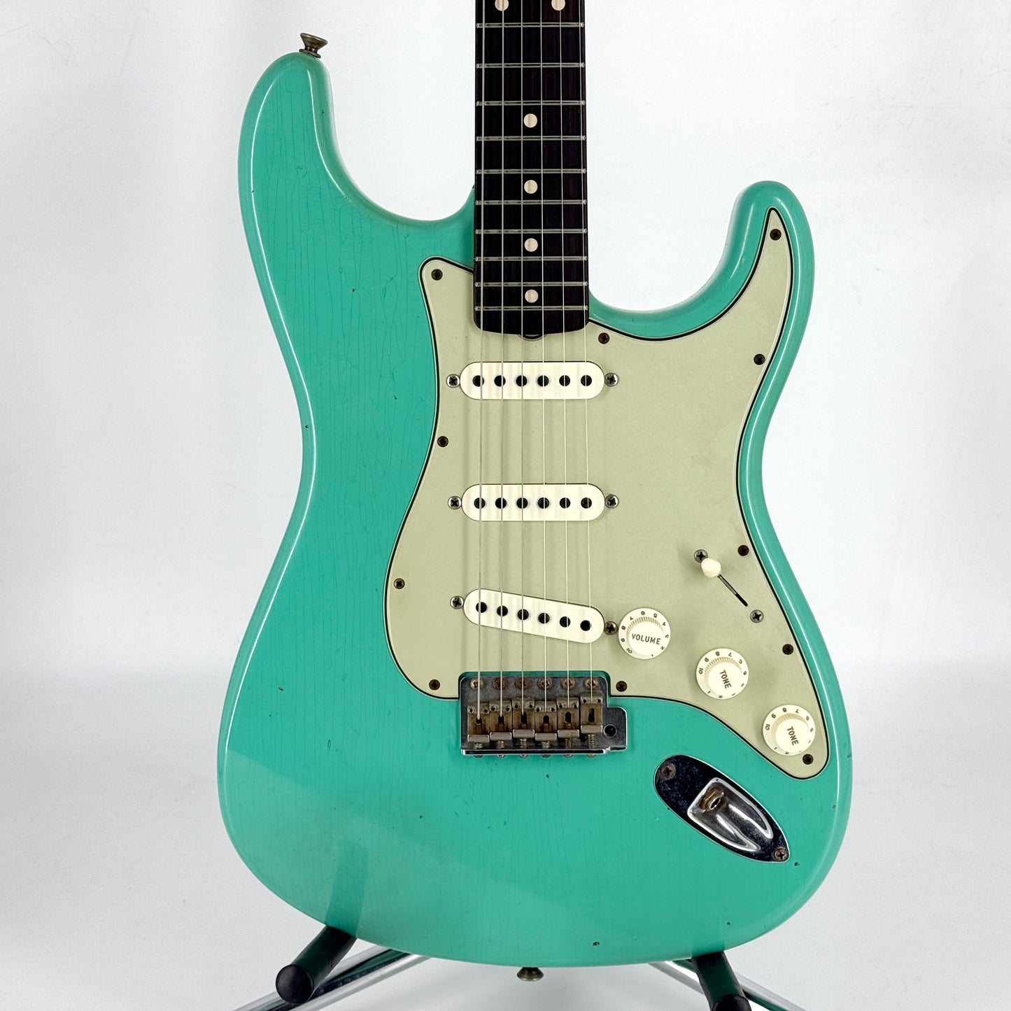 2021 Fender Custom Shop Limited Edition 1962/63 Stratocaster Journeyman Relic –  Aged Sea Foam Green