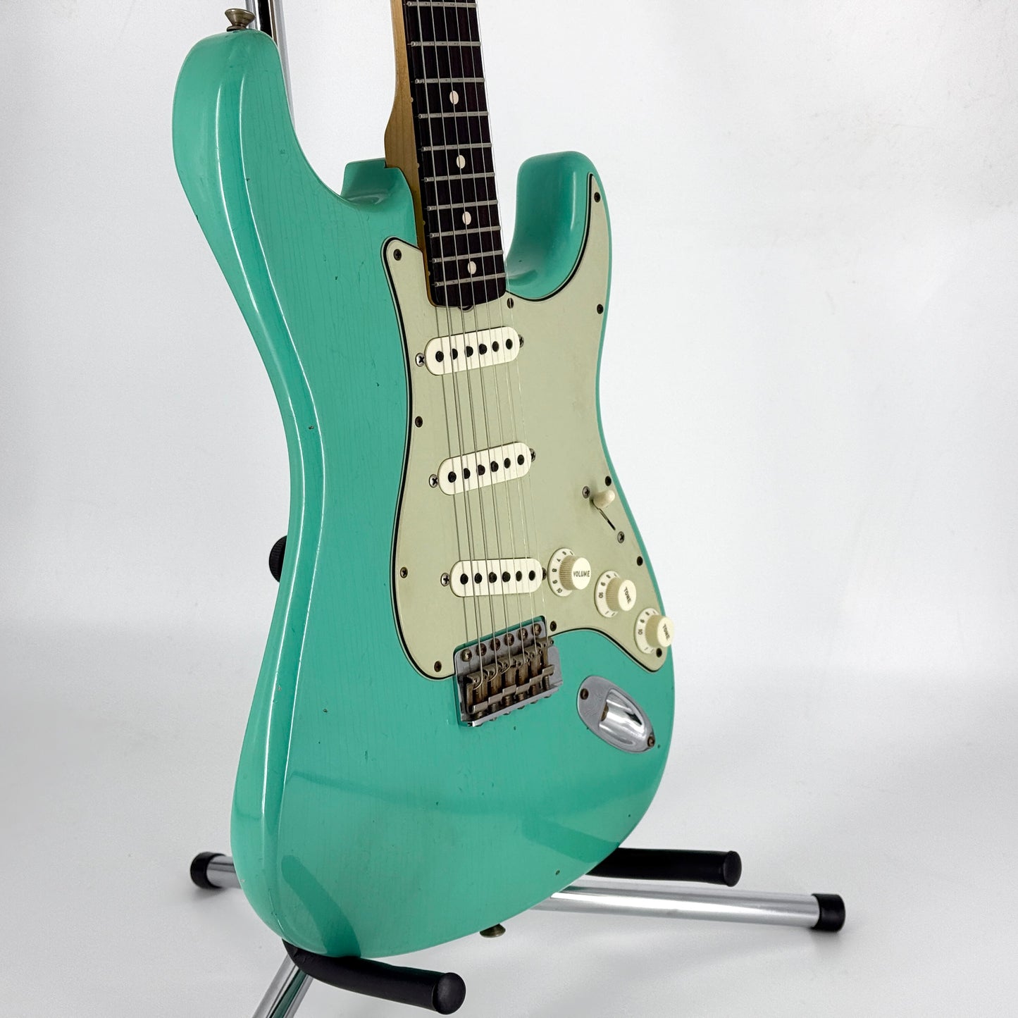 2021 Fender Custom Shop Limited Edition 1962/63 Stratocaster Journeyman Relic –  Aged Sea Foam Green