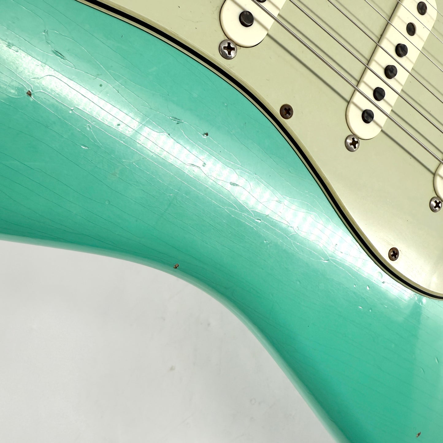 2021 Fender Custom Shop Limited Edition 1962/63 Stratocaster Journeyman Relic –  Aged Sea Foam Green