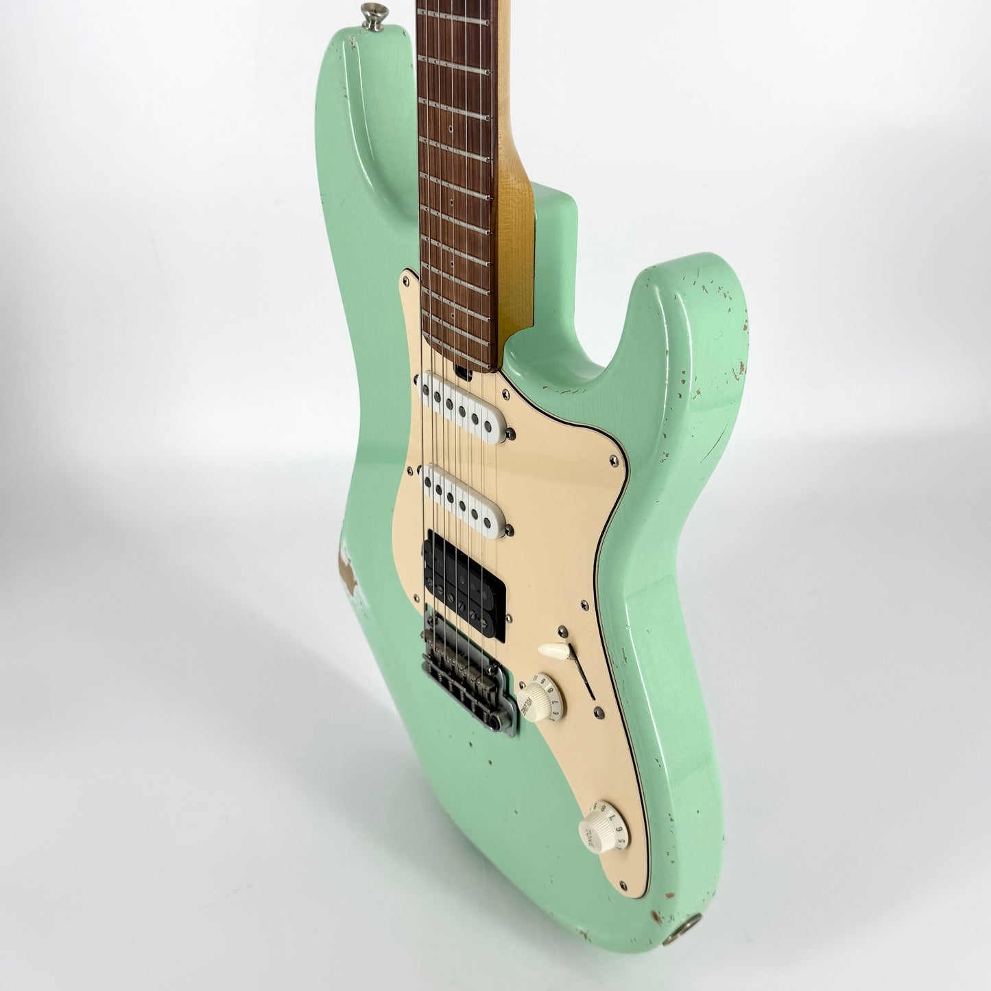 2018 Friedman Vintage-S HSS Relic – Aged Surf Green