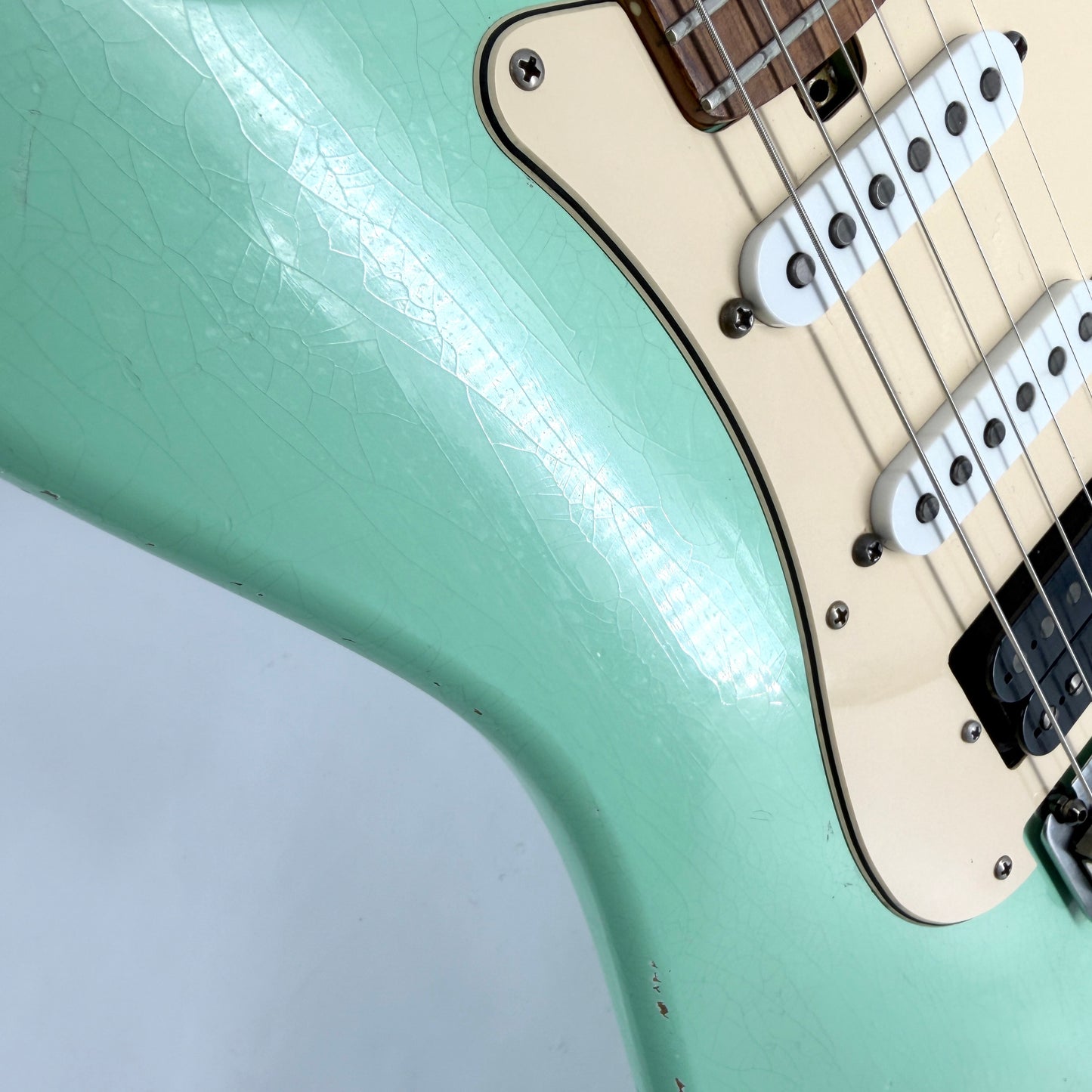 2018 Friedman Vintage-S HSS Relic – Aged Surf Green