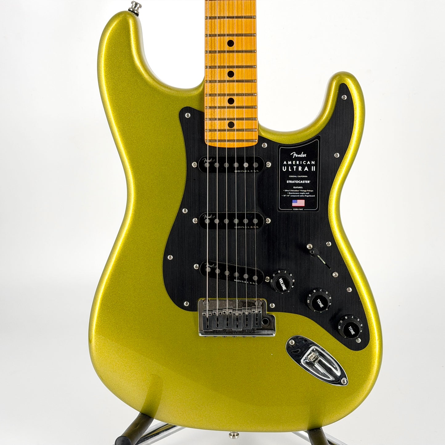 2024 Fender American Ultra II Stratocaster – Solar Flare