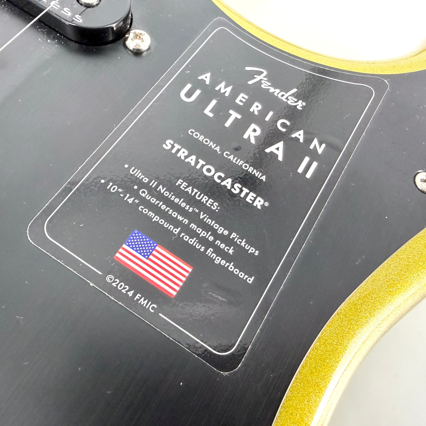 2024 Fender American Ultra II Stratocaster – Solar Flare