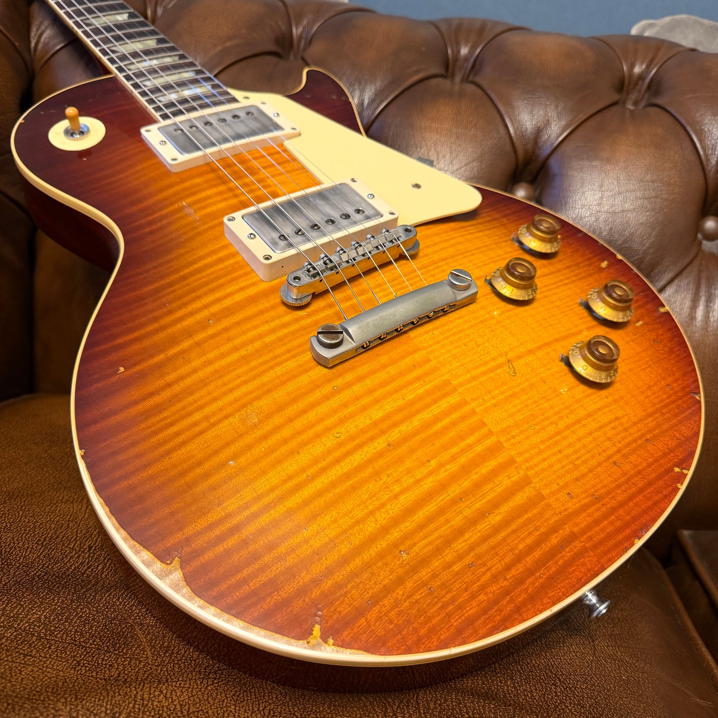 2020 Gibson Custom Murphy Lab 1959 Les Paul Heavy Aged - Slow Iced Tea Fade