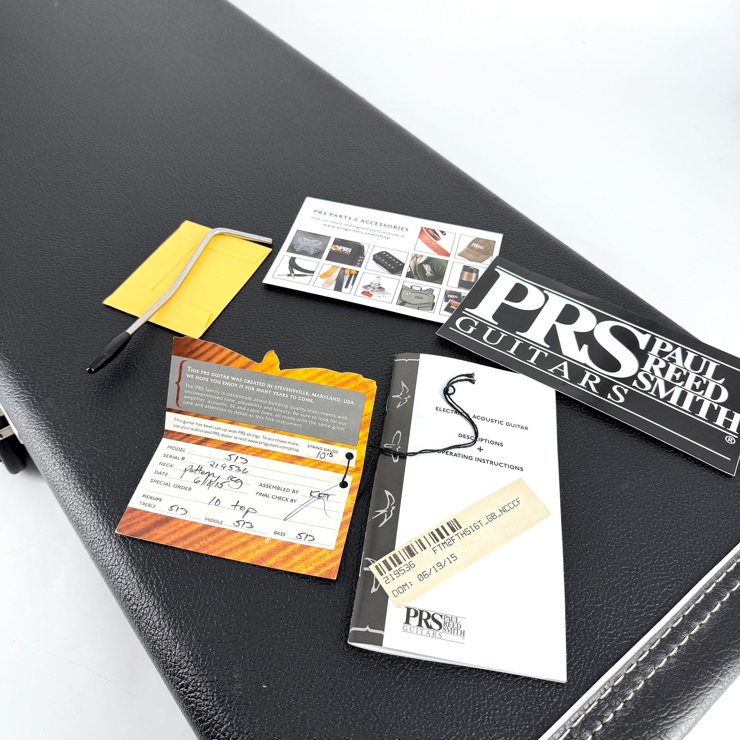 2015 PRS 513 10 Top - Grey Black