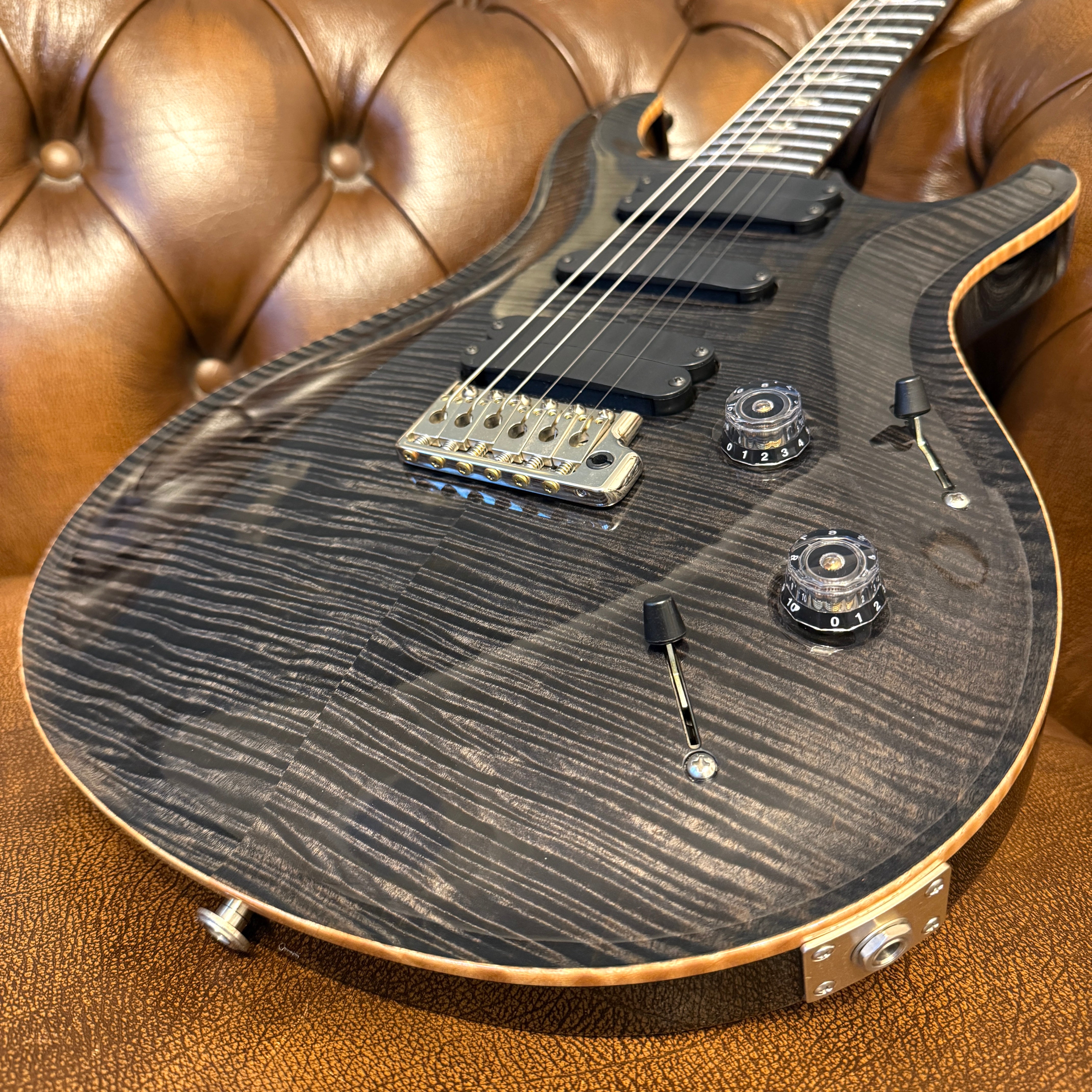 ■美品■ PRS 513 Maple Top Gray Black 2015 PRS 513 10 Top - Grey Black – Jordan Guitars