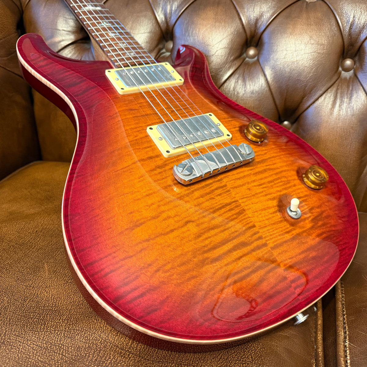2001 PRS McCarty Solid Rosewood Neck - Dark Cherry Burst