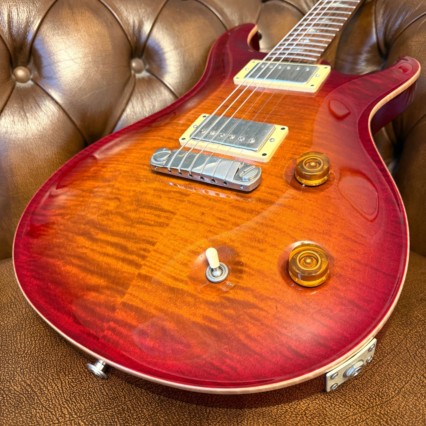 2001 PRS McCarty Solid Rosewood Neck - Dark Cherry Burst