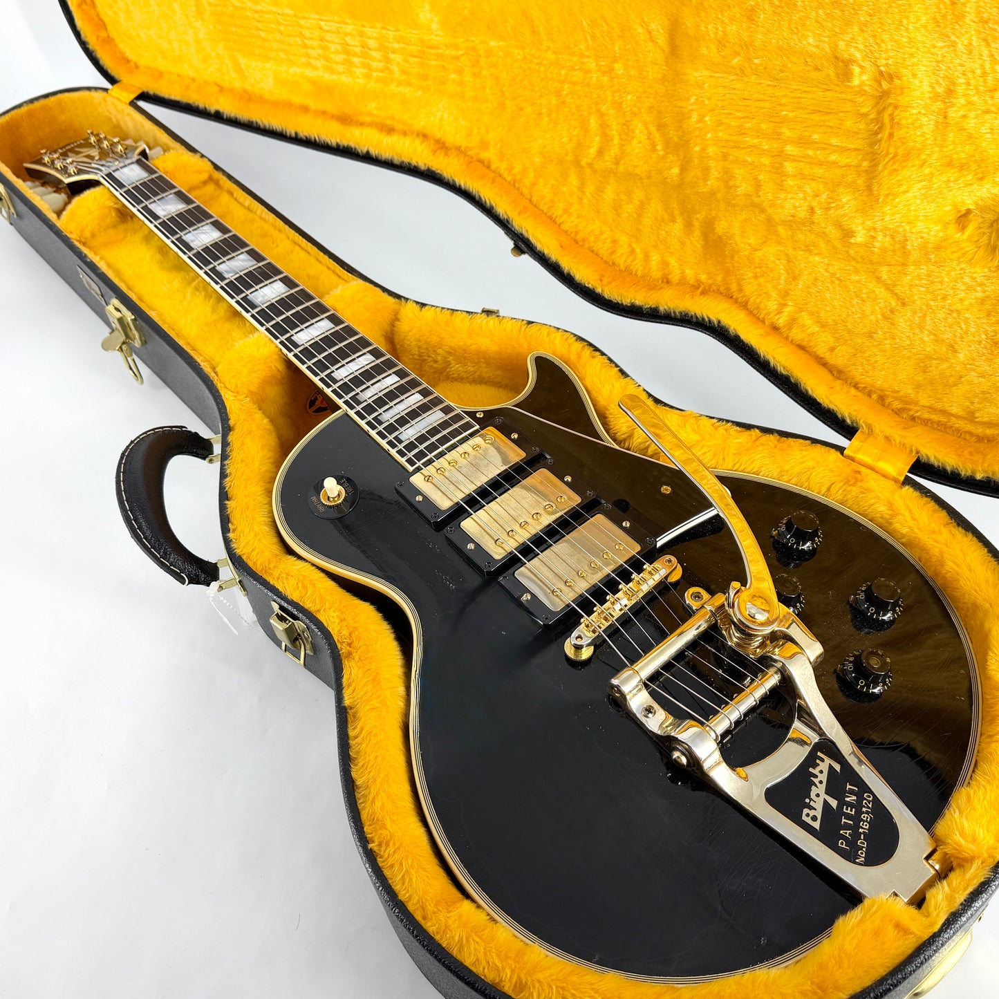 2023 Gibson Custom Murphy Lab Light Aged 1957 Les Paul Custom Triple Black Beauty - Ebony
