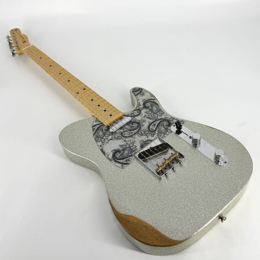 2017 Fender Brad Paisley Road Worn Telecaster – Silver Sparkle