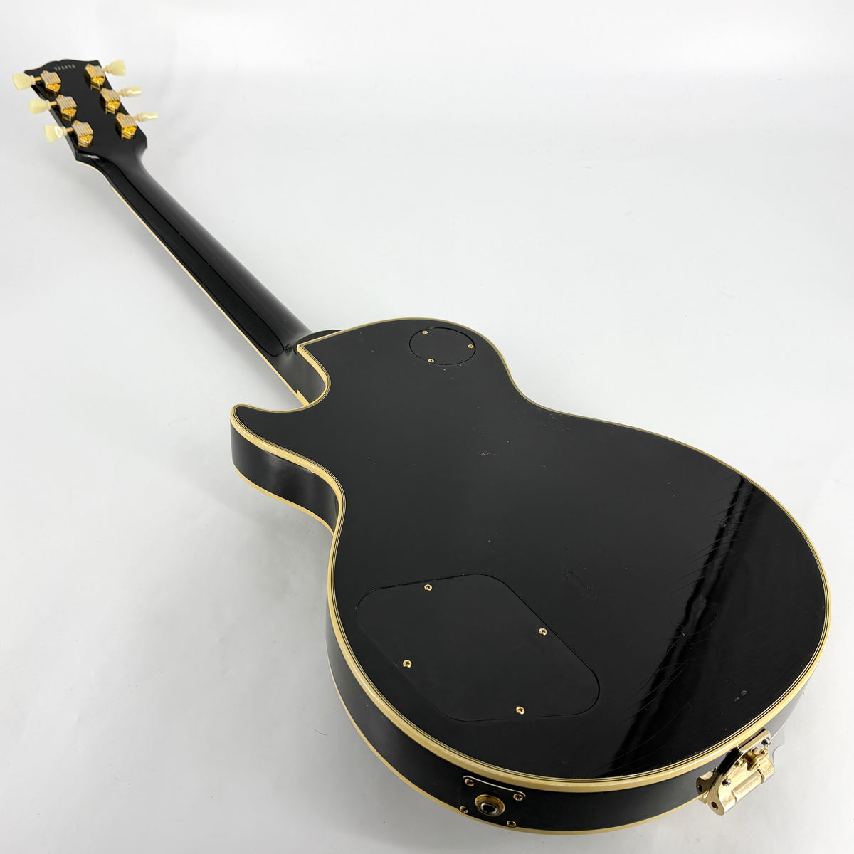 2023 Gibson Custom Murphy Lab Light Aged 1957 Les Paul Custom Triple Black Beauty - Ebony