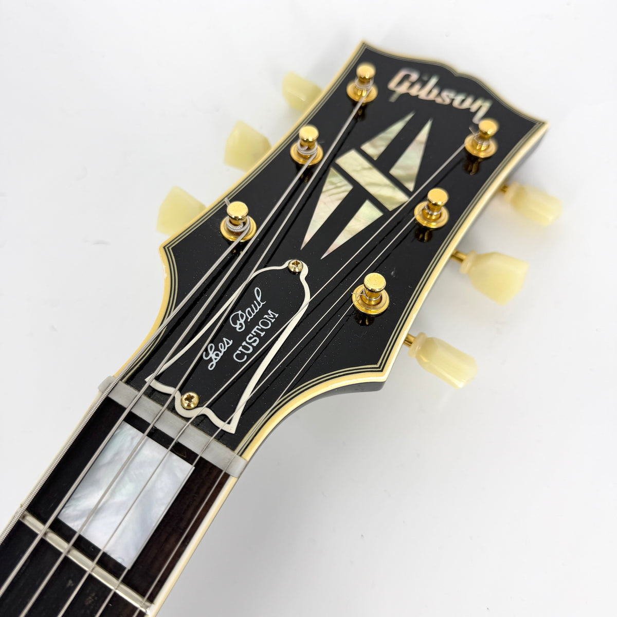 2023 Gibson Custom Murphy Lab Light Aged 1957 Les Paul Custom Triple Black Beauty - Ebony