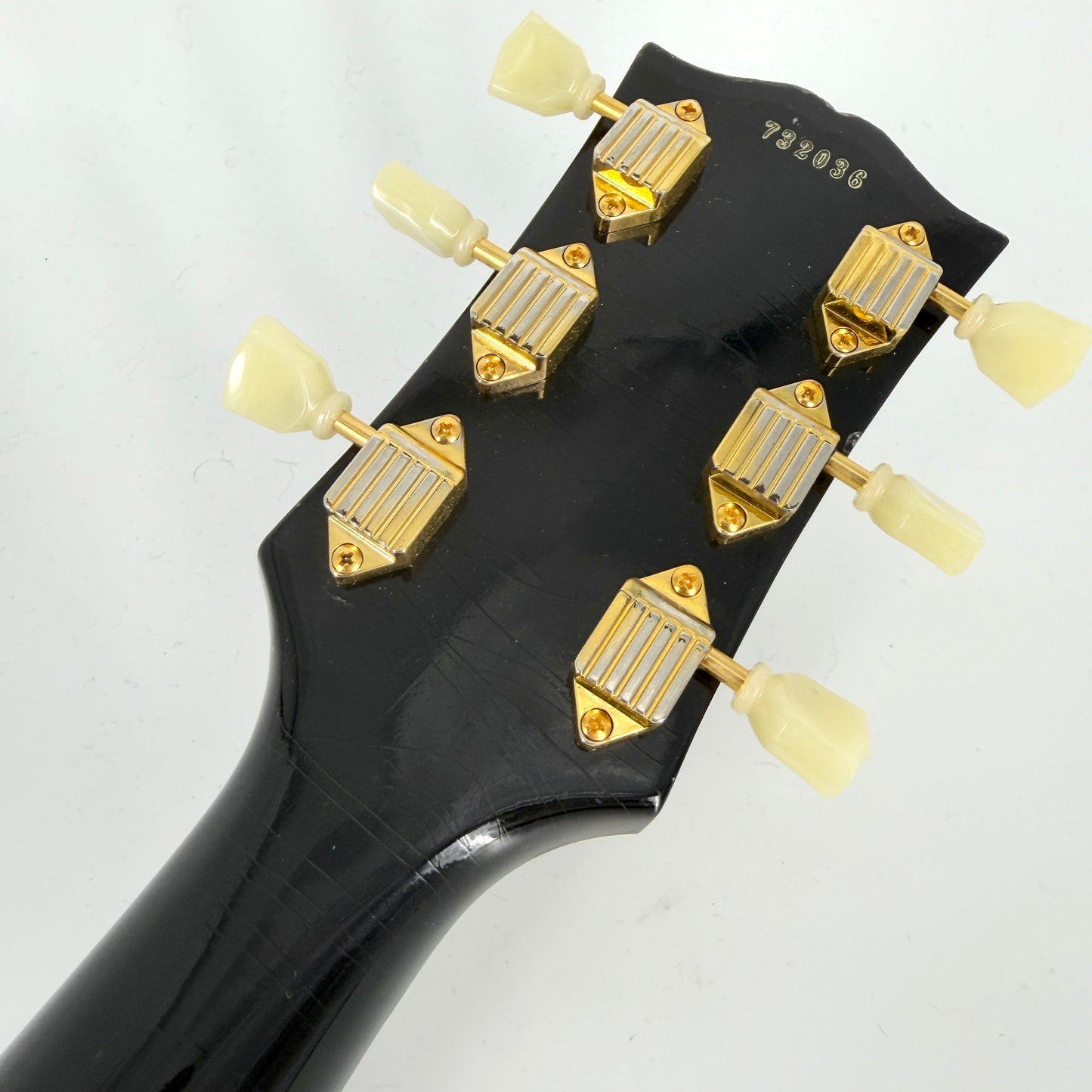 2023 Gibson Custom Murphy Lab Light Aged 1957 Les Paul Custom Triple Black Beauty - Ebony