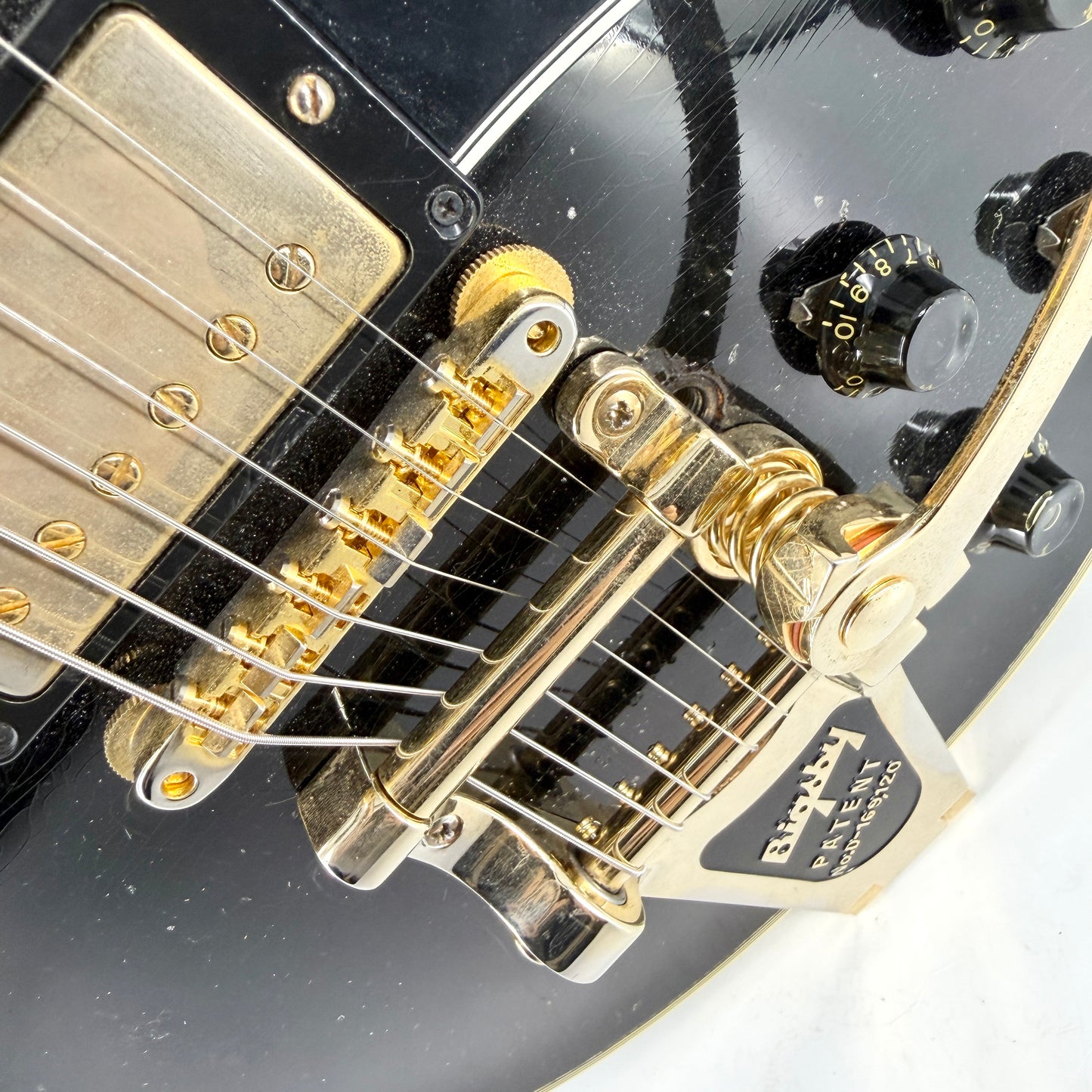 2023 Gibson Custom Murphy Lab Light Aged 1957 Les Paul Custom Triple Black Beauty - Ebony
