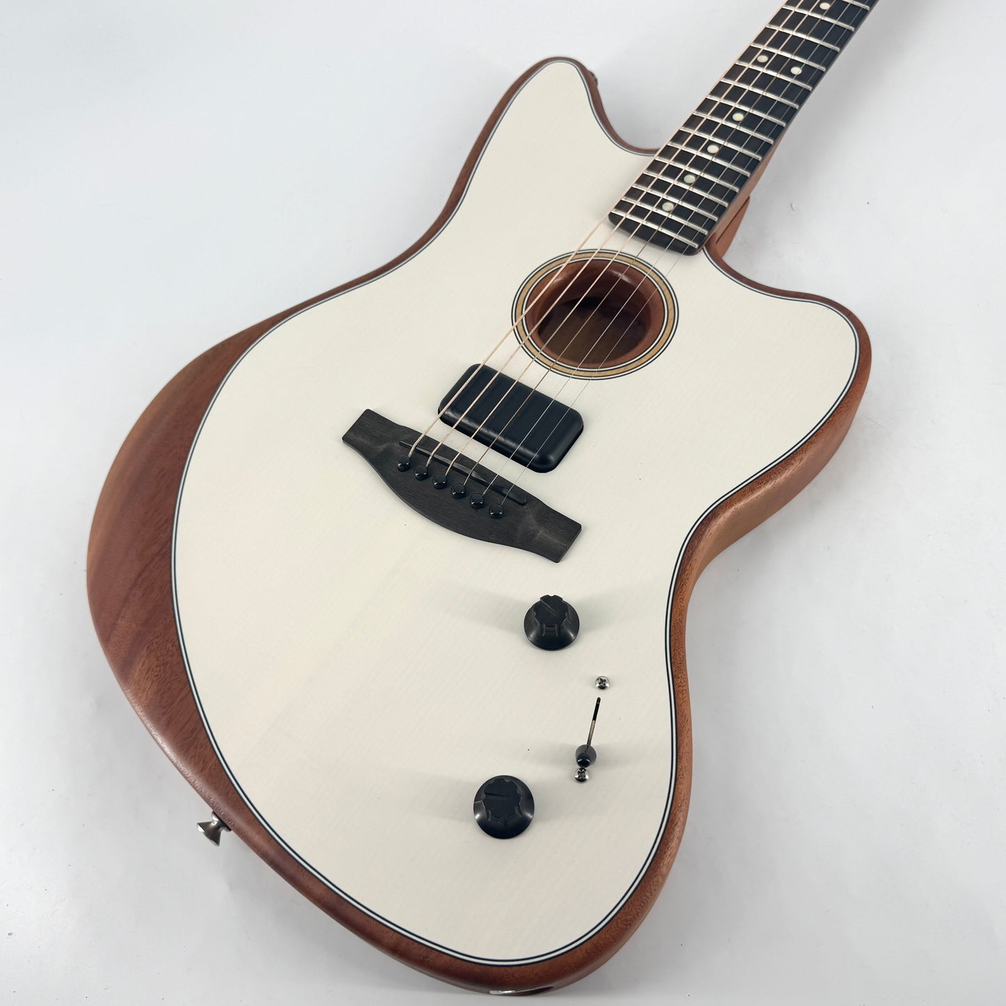 2021 Fender American Acoustasonic Jazzmaster - Arctic White