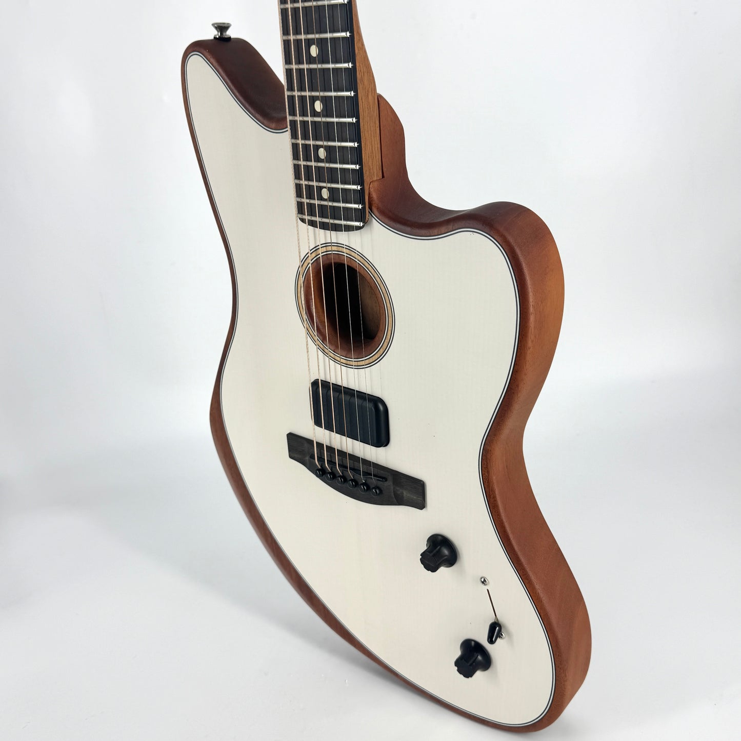 2021 Fender American Acoustasonic Jazzmaster - Arctic White