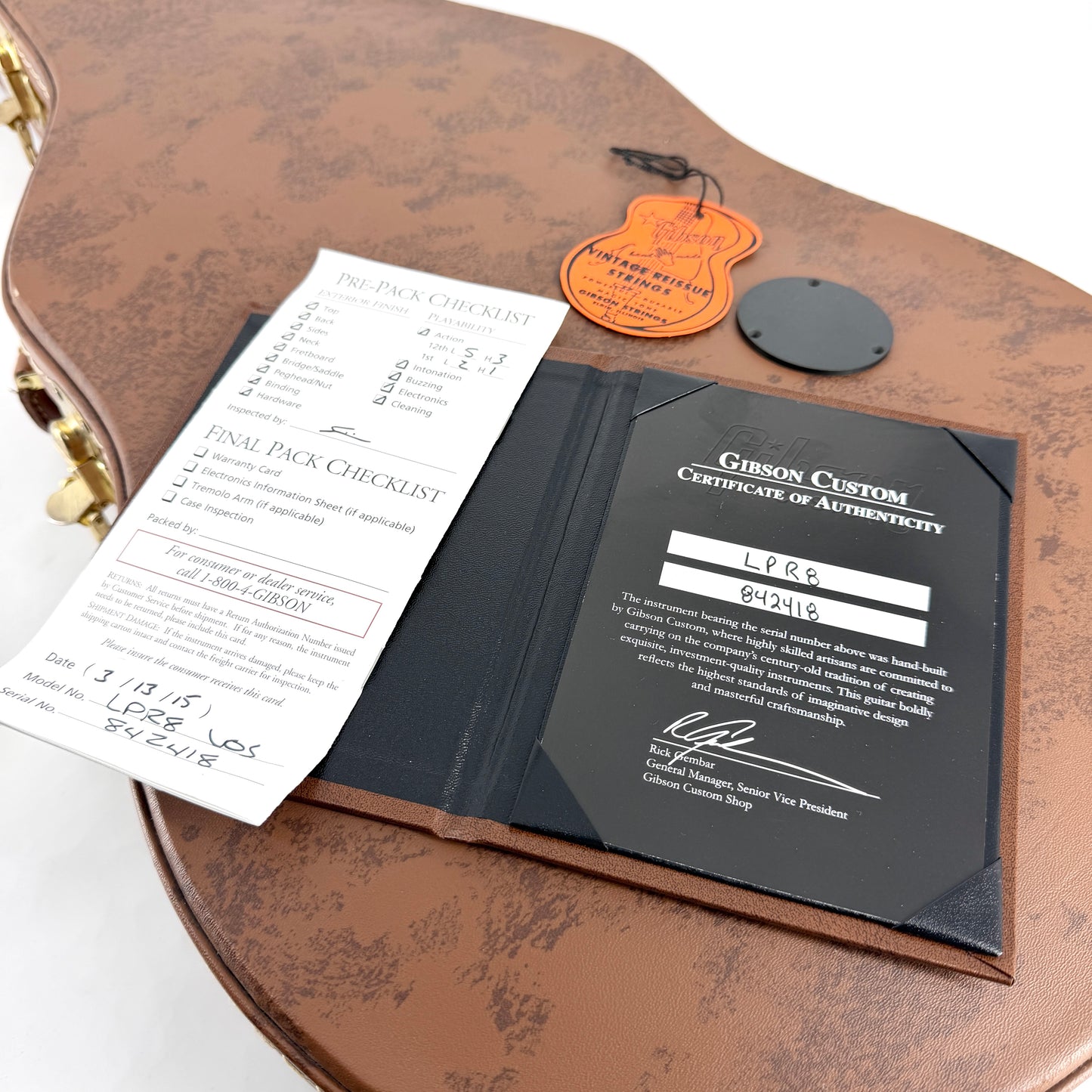 2015 Gibson Custom Shop Limited Edition 1958 Reissue Les Paul - Olive Grab Green