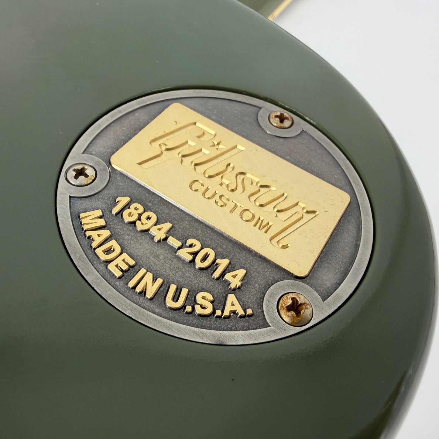 2015 Gibson Custom Shop Limited Edition 1958 Reissue Les Paul - Olive Grab Green