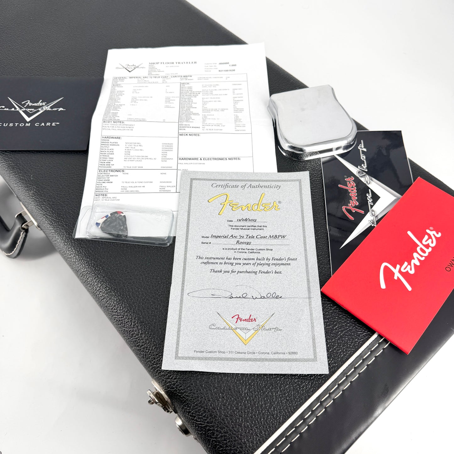 2023 Fender Custom Shop Paul Waller Masterbuilt Arc '72 Telecaster Deluxe Heavy Relic - Candy Apple Red over Sunburst