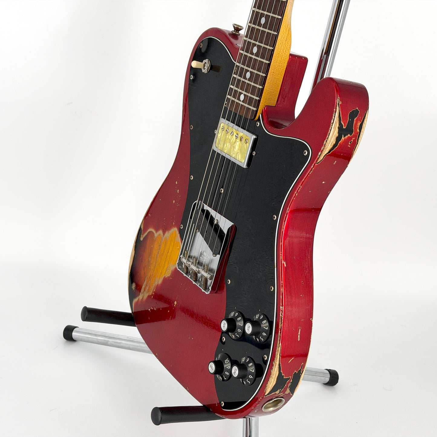 2023 Fender Custom Shop Paul Waller Masterbuilt Arc '72 Telecaster Deluxe Heavy Relic - Candy Apple Red over Sunburst