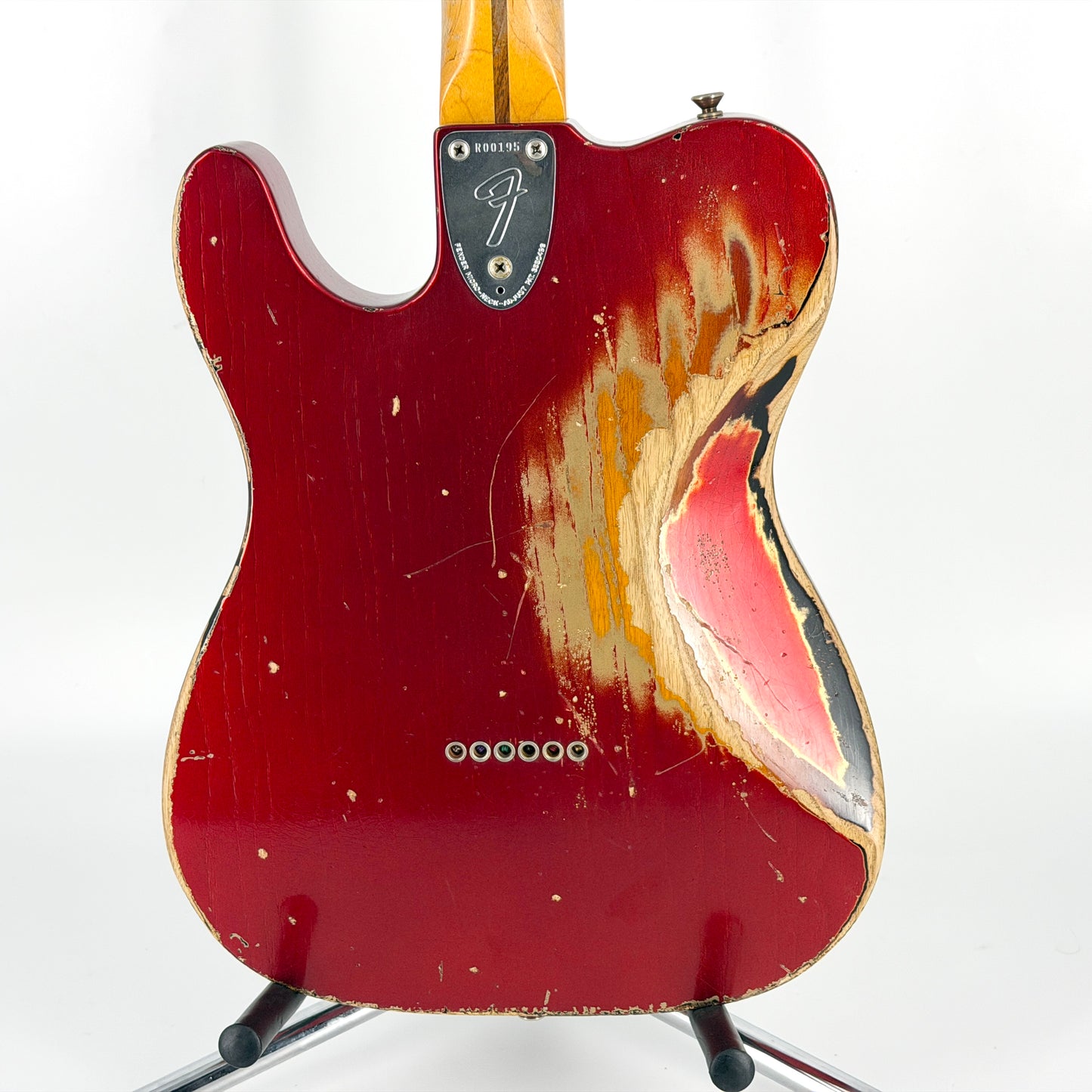 2023 Fender Custom Shop Paul Waller Masterbuilt Arc '72 Telecaster Deluxe Heavy Relic - Candy Apple Red over Sunburst