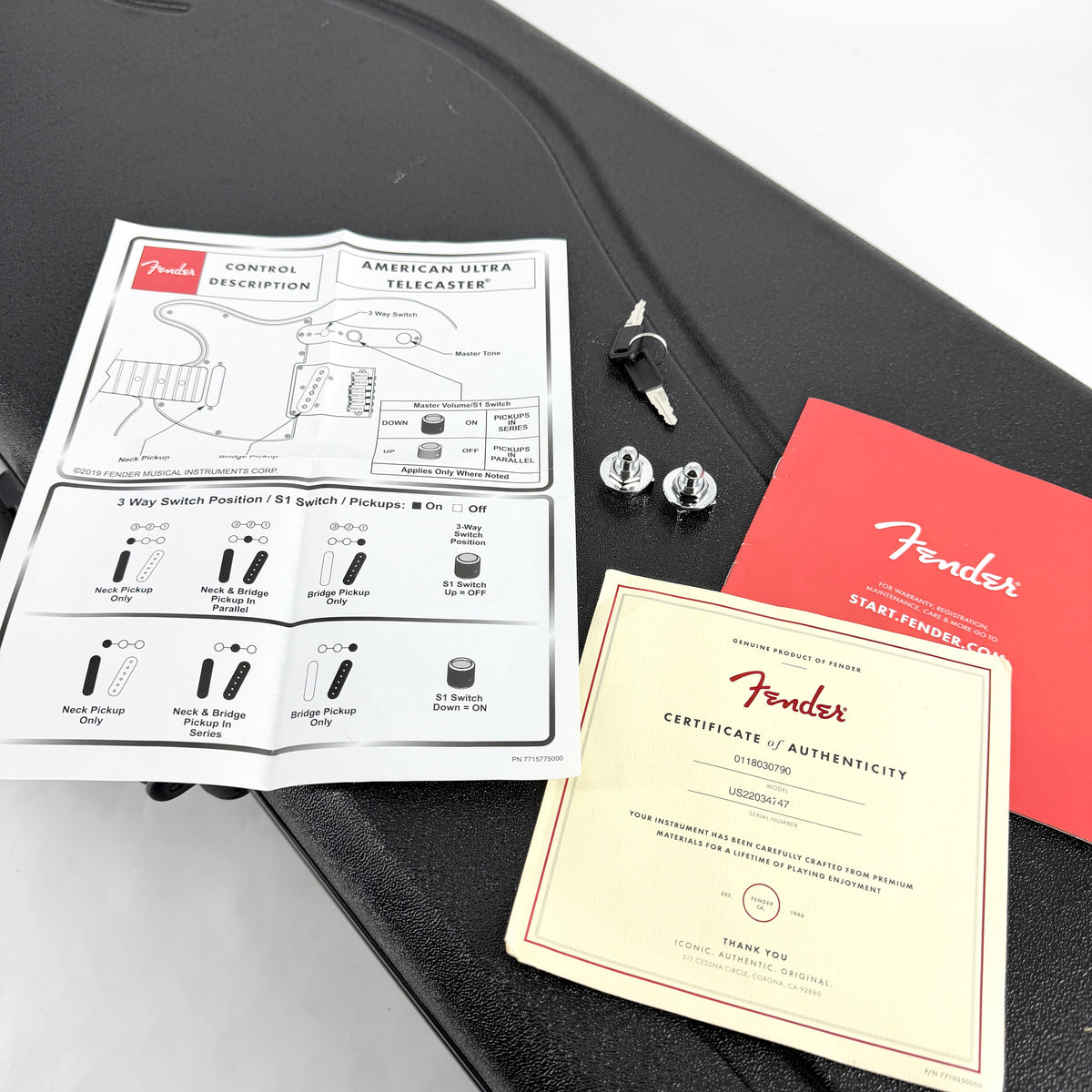 2022 Fender American Ultra Telecaster – Texas Tea